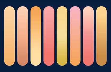 Set of multicolor gradients