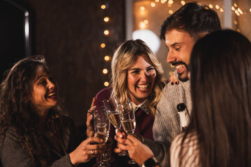 Cheerful Friends Toast