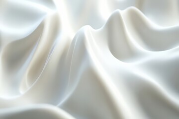 Obraz premium Flowing liquid-like texture with soft curves and gentle light creating a serene atmosphere
