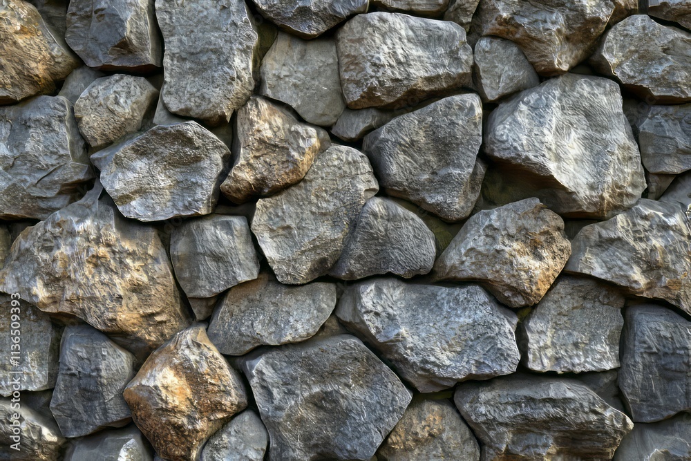 Poster detailed rough texture of a 3d rock surface showcasing natural variations and rugged features