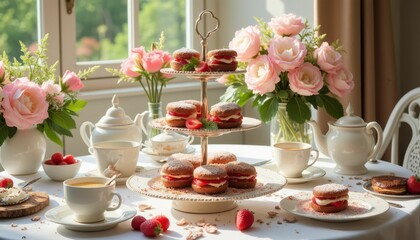 Traditional English afternoon tea