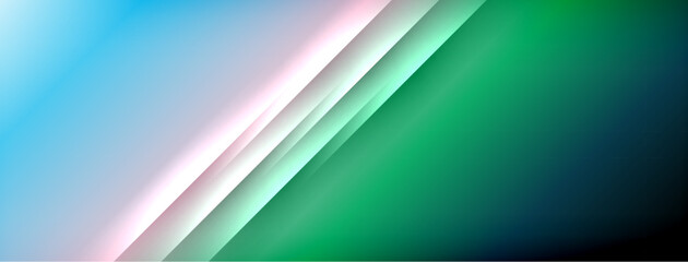 Colorful gradient with lines made of shadow and light. Creative background