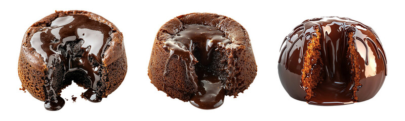 Decadent chocolate lava cakes with molten centers, perfect for dessert lovers