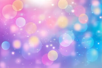 Soft blurred bokeh lights creating a dreamy atmosphere with vibrant colors and gentle glows