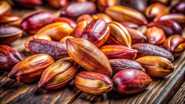 Freshly Washed Pili Nuts: High-Resolution Food Photography, Close-up, Macro, Organic, Healthy Snack
