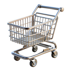 A shopping cart item with transparent background