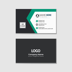 Simple and creative business card design template, double sided modern business card design template.