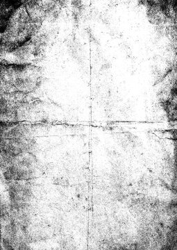 Large vintage paper texture with transparent background