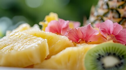 Tropical fruit fusion workshop pineapple kiwi and exotic delights a beachside retreat