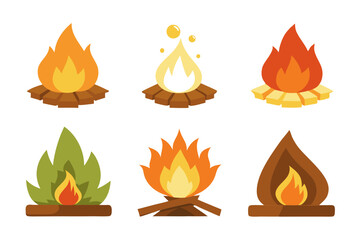 6 different styles of campfire for camping