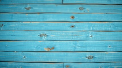 Obraz premium Soft Focus of Light Blue Wooden Planks Background Texture