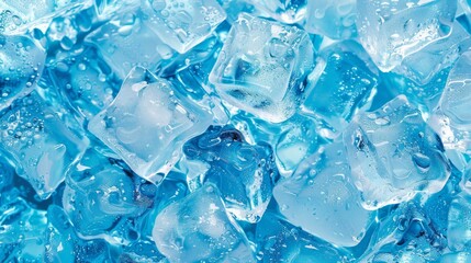 Obraz premium icecubes background,icecubes texture,icecubes wallpaper,ice helps to feel refreshed and cool water from the icecubes helps the water refresh your life and feel good.ice drinks for refreshment business