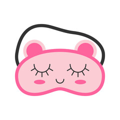 Cute Sleeping Eye Mask Icon
