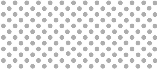Seamless pattern with grey polka dot background