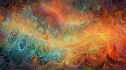 Abstract rainbow colored light waves on black background, banner, wallpaper, phone background