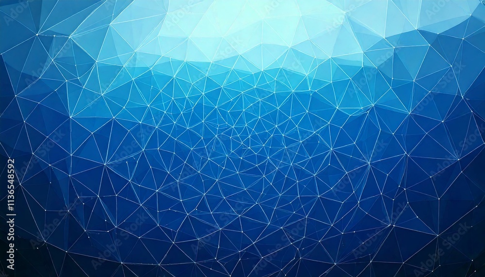 Canvas Prints pattern background low poly texture blue