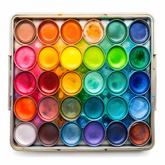 A selection of vibrant color palettes