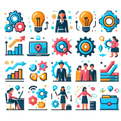 business people icons