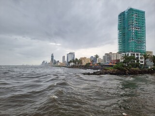 Colombo city with sea