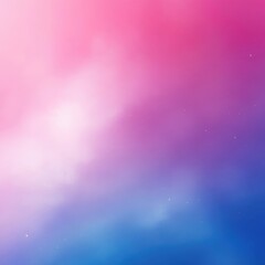 Gradient Abstract Background in Pink and Blue, Dreamy Cosmic Design
