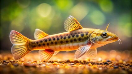 Fototapeta premium Minimalist Loach Photography: Kuhli, Hillstream, Yo-Yo Fish Images
