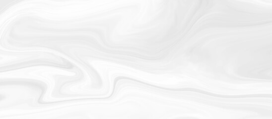 White and grey liquid marble pattern texture natural background. Liquify Swirl white and gray color art. Beautiful drawing with the divorces and wavy lines in gray tones.