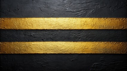 Fototapeta premium Elegant Black and Gold Texture with Horizontal Stripes