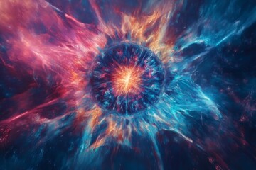 colorful mandala, abstract background