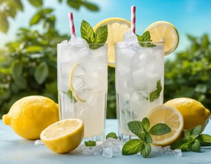 ice cold lemonade