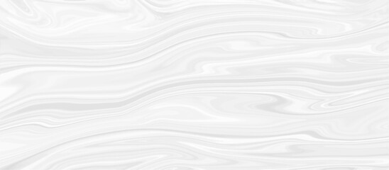 White and grey liquid marble pattern texture natural background. Liquify Swirl white and gray color art. Beautiful drawing with the divorces and wavy lines in gray tones.	
