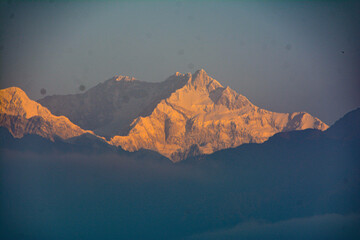 sunrise Mount Kanchenjunga view in pelling