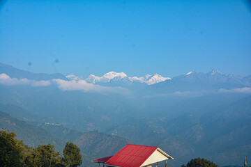 Mount Kanchenjunga view in pelling