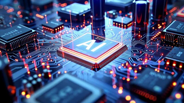 AI人工智能芯片科技电子核心智能算力