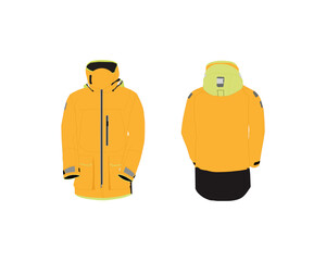 Aegir Ocean Jacket Durable Waterproof and Performance-Driven Gear for Extreme Offshore Vector, Art For Free SVG Download