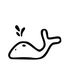 Obraz premium a whale