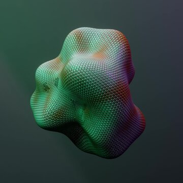 Atom animation make with 3d aplication