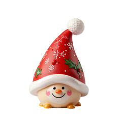 christmas cute santa claus isolated on white Transparent background