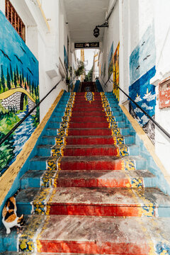 The city of Tangier in Morokko