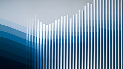 A photo of an abstract gradient background. The background is a clean white wall.