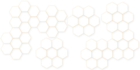 Abstract geometric white grid emboss hexagonal background. Luxury white pattern with hexagons. Seamless background. Abstract honeycomb background.