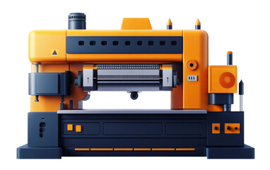 Vibrant Machine Isolated on Transparent Background