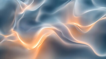 Obraz premium Dynamic abstract elements with flowing waves that define a natural design theme.