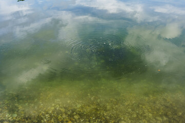 鳴子温泉の観光名所 潟沼の風景 Naruko Onsen tourist attraction katanuma scenery