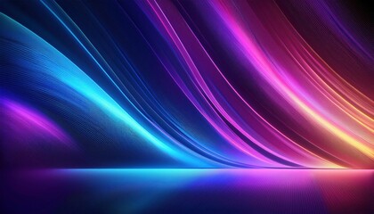 Fototapeta premium Abstract Vibrant Light Streaks 