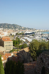 A harbour in the old town in Cannes, French Riviera	