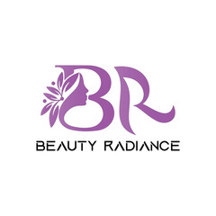 Beauty parlor logo and BR letter logo 