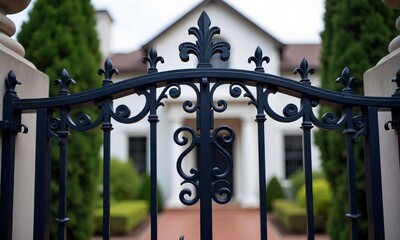 Fence for buildings. The best image for inspiration on the latest trends in current seasonal designs