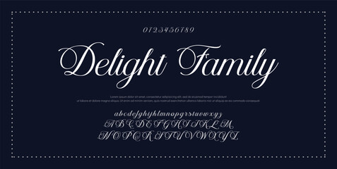 Hand drawn vector alphabet. Modern monoline signature script font. Elegant Signature Font. Best Alphabet Beautiful Calligraphy Signature Font