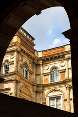 Courtyard façade of the Hôtel d’Assézat in Toulouse