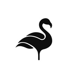 Vector flamingo logo